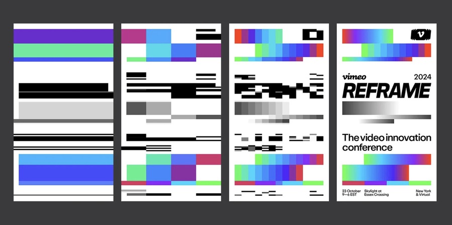▲ Vimeod의 'REFRAME' 컨퍼런스 옥외광고 캠페인. ©Vimeo