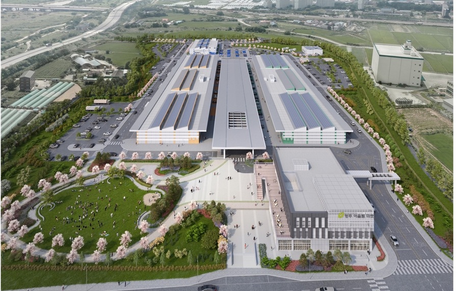 ▲ 청주 농수산물 도매시장 조감도.ⓒ청주시