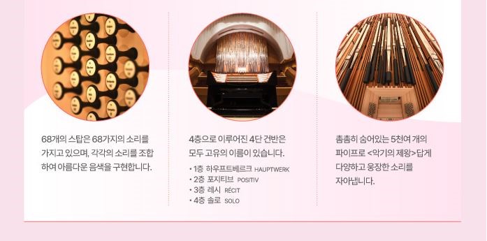 ▲ 롯데콘서트홀의 파이프 오르간.ⓒ롯데문화재단