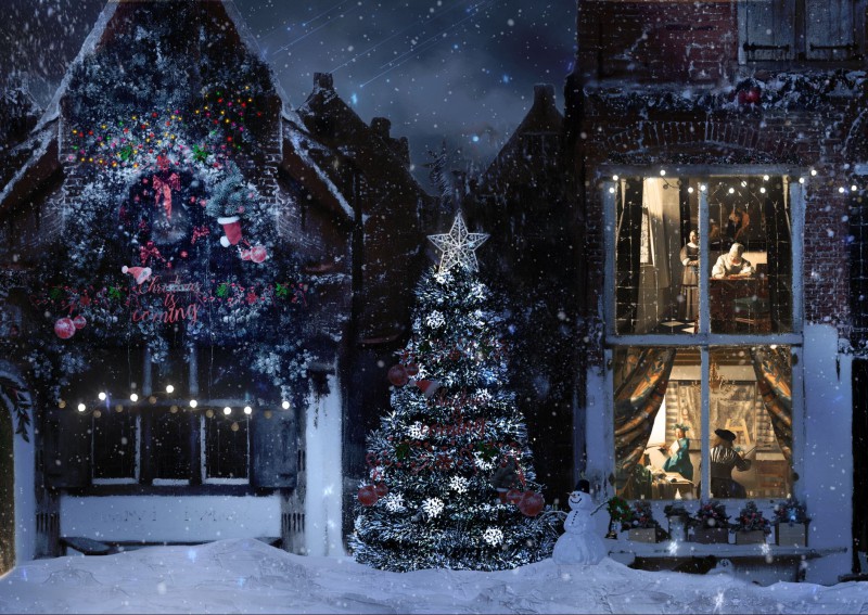 ▲ 빛의 시어터가 크리스마스와 새해 맞이해 오는 31일까지 심야 특별전을 운영한다.ⓒ티모넷