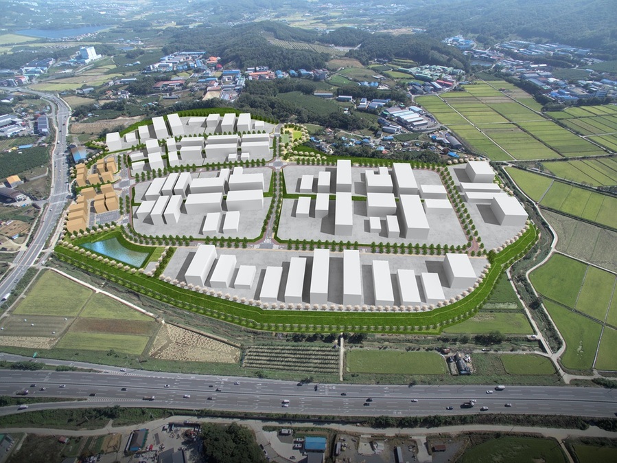 ▲ 충남 아산 리더스밸리 일반산업단지 조감도.ⓒ충남도