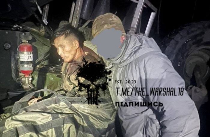 ▲ 텔레그램 채널 와르샬18이 공개한 북한군 포로. ⓒ뉴시스