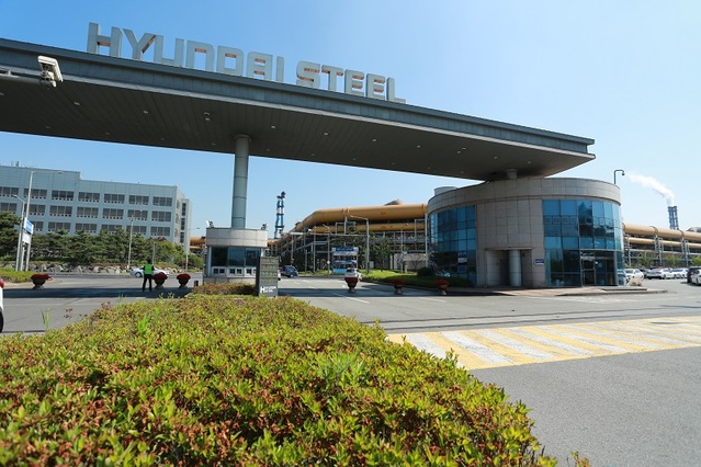 ▲ 현대제철 당진제철소 정문.ⓒ현대제철