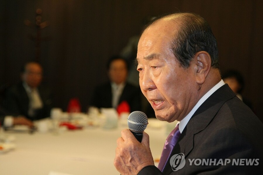 ▲ 김수한 전 국회의장. ⓒ연합뉴스