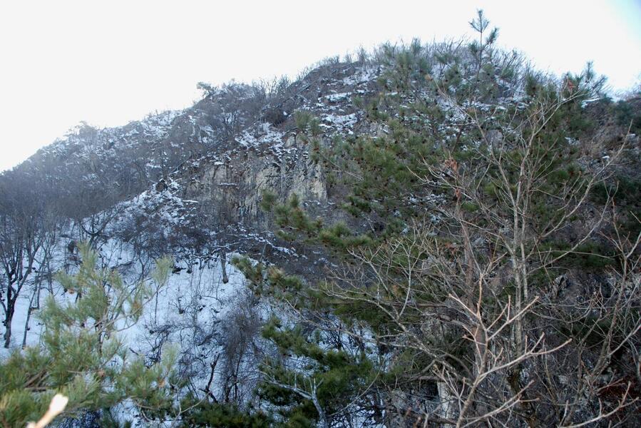 ▲ 전망대에서 바라본 구봉산 제9봉.ⓒ진경수 山 애호가