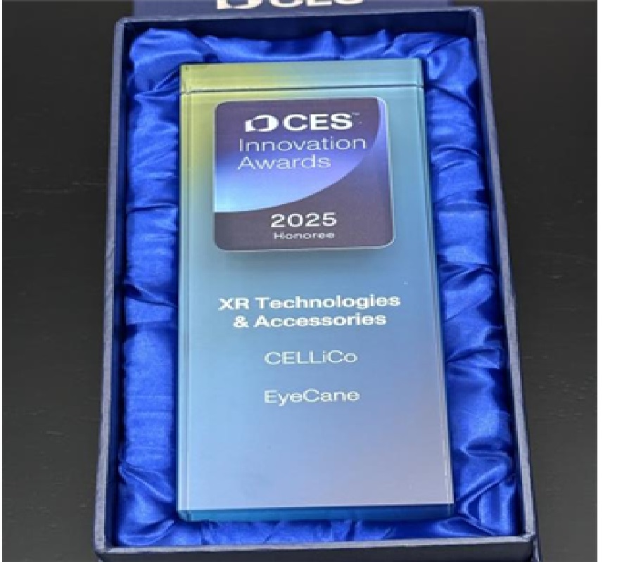 ▲ ㈜셀리코와 충북 오송첨단의료산업진흥재단은  미국 라스베가스에서 개최중인 CES(국제전자제품박람회) 2025 에서 혁신상을 수상했다.ⓒKBIOHealth