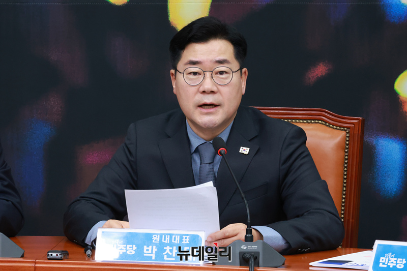 ▲ 박찬대 더불어민주당 원내대표. ⓒ이종현 기자