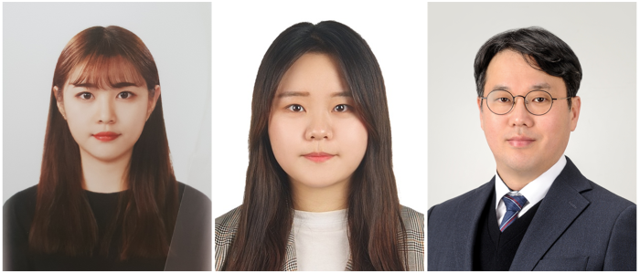 ▲ 김완태 교수 연구팀. 왼쪽부터 전소영, 전예람 박사과정생, 김완태 교수.ⓒ서울시립대