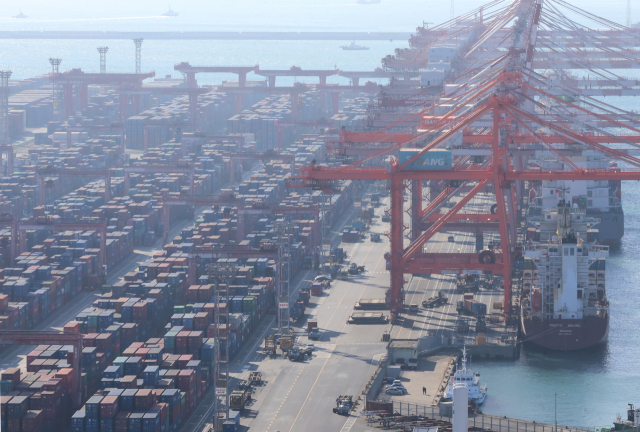 ▲ 부산항 신선대부두 전경. ⓒ연합뉴스