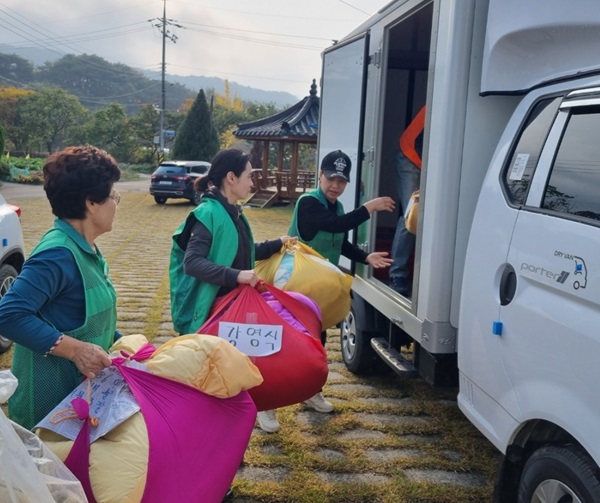 ▲ 충남 공주시가 고향 사랑 기부금을 활용해 고향사랑 빨래방 사업을 하고 있다.ⓒ공주시