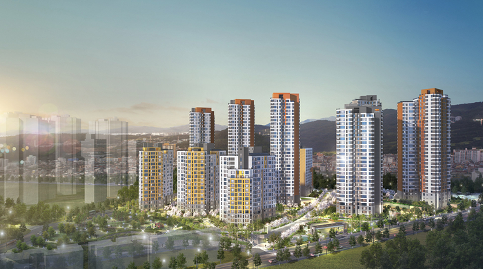 ▲ e편한세상 송파 파크센트럴 투시도. ⓒDL이앤씨