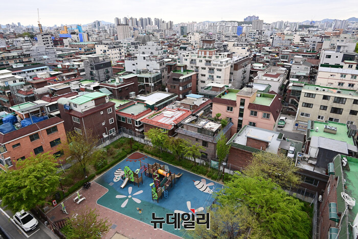 ▲ 빌라 밀집지역 전경. ⓒ뉴데일리DB