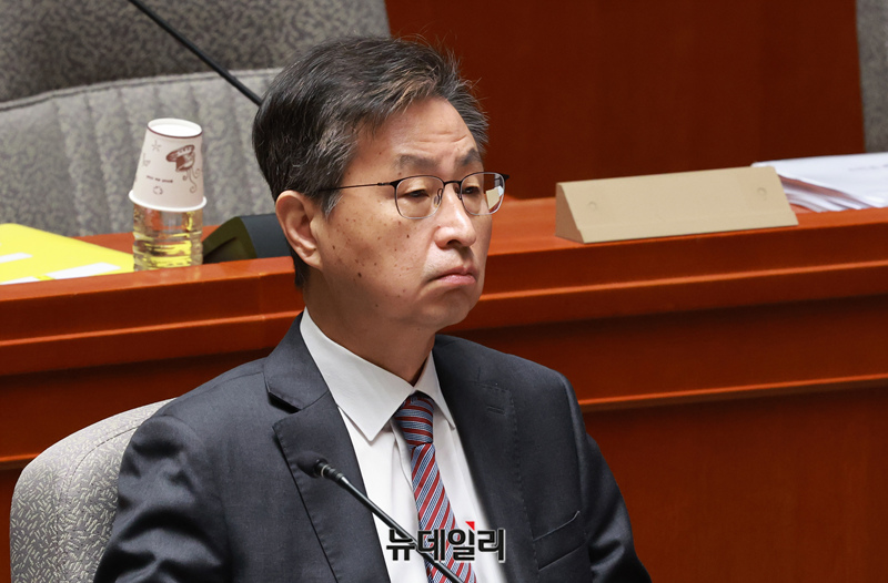 ▲ 최재해 감사원장이 13일 국회에서 열린 예산결산특별위원회 전체회의에 참석해 의원들의 질의를 듣고 있다. 2024.11.13. ⓒ이종현 기자