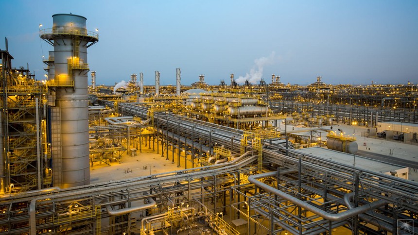 ▲ 사우디아라비아 파드힐리 가스플랜트 공단. ⓒGS건설