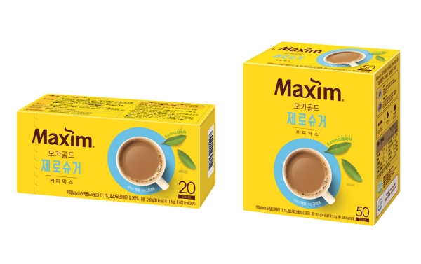 ▲ ‘맥심 모카골드 제로슈거 커피믹스’ⓒ동서식품