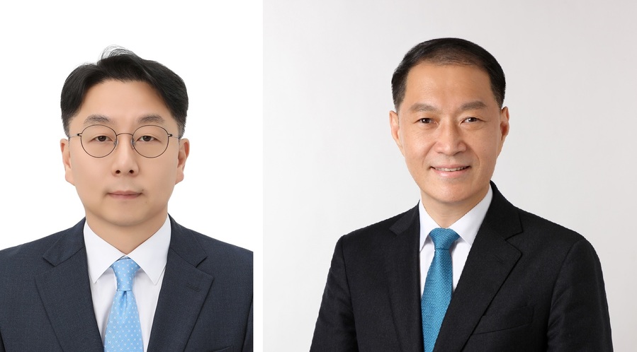 ▲ (왼쪽부터) 박상진 동원산업 사업부문 신임 대표이사, 민은홍 스타키스트 대표이사ⓒ동원그룹