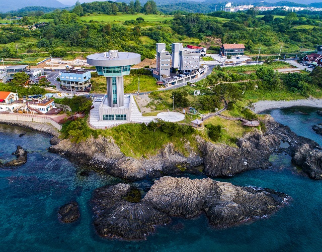 ▲ 주상절리 전망대 전경.ⓒ경주시