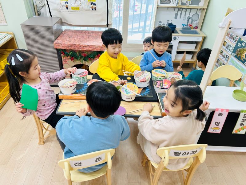 ▲ 꿈비채 어린이집 유아들의 모습.ⓒ아산시