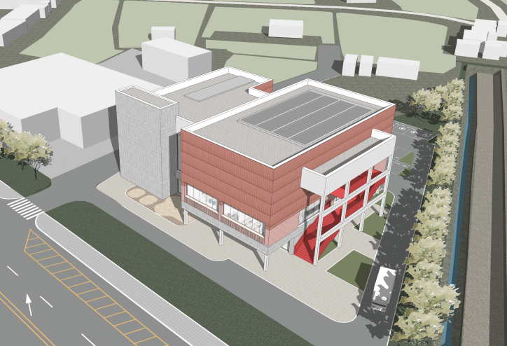 ▲ 북부권 키즈앤맘센터 조감도.ⓒ아산시