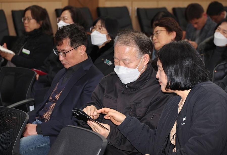 ▲ 괴산군은 6~7일 이틀간 군청 대회의실에서 팀장급 이상 간부급 공무원 190여 명을 대상으로 ‘SNS 활용 교육’을 실시했다.ⓒ괴산군
