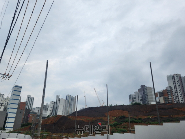 ▲ 노량진뉴타운 공사현장. 사진=박정환 기자
