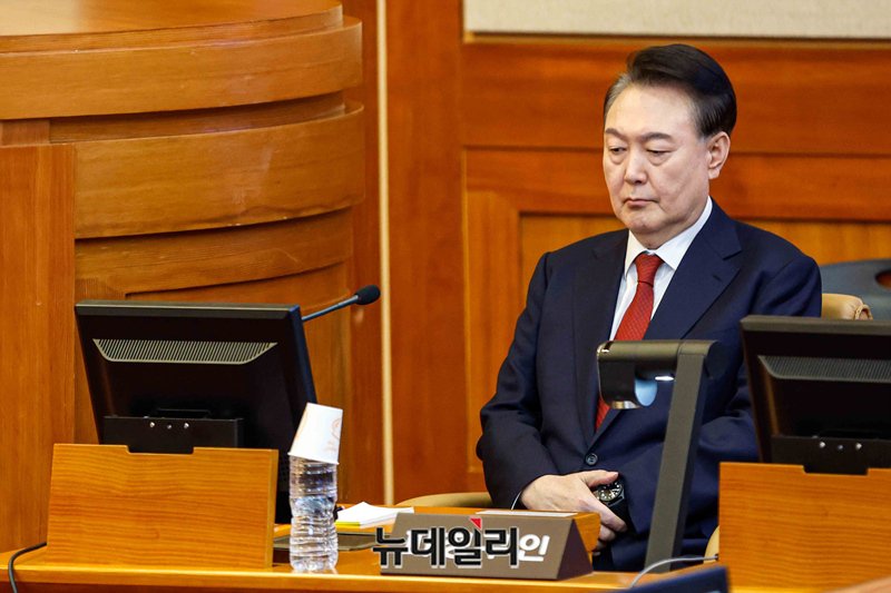 ▲ 윤석열 대통령 탄핵심판 7차변론. ⓒ공동취재단