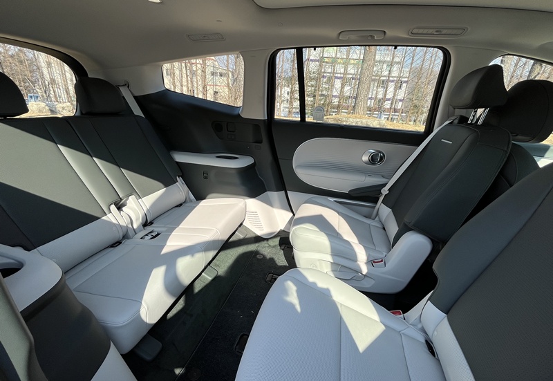 ▲ 아이오닉 9, 2~3열 모습. ⓒ김보배 기자