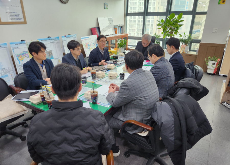 ▲ 12일 열린 부산 도심융합특구 개발사업 실시계획 수립 용역 착수회의.ⓒ부산도시공사