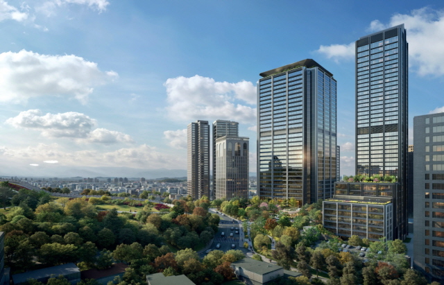 ▲ 서울역 밀레니엄힐튼호텔부지 개발사업 투시도. ⓒ현대건설