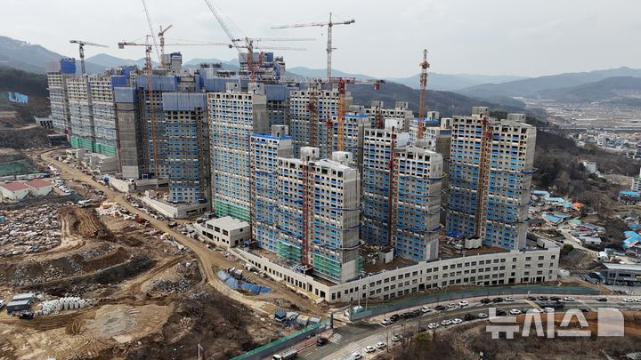 ▲ 아파트 건설 현장 전경. ⓒ뉴시스