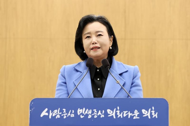 ▲ 정윤경 경기도의회 부의장(민주·군포1). ⓒ경기도의회 제공