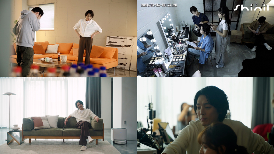 ▲ 정경호 배우와 함께한 신일 로봇청소기 캠페인 영상. ⓒ신일