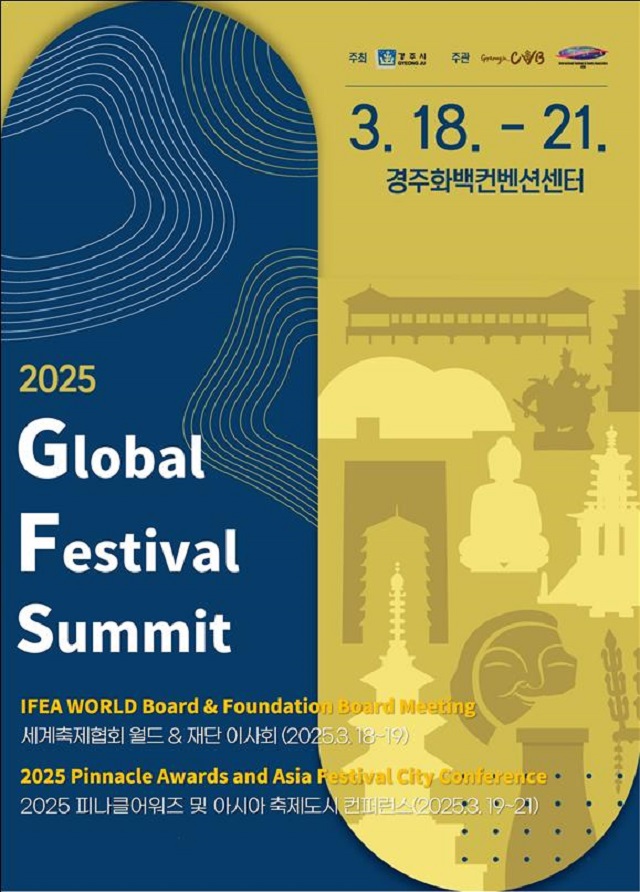 ▲ ‘세계축제 정상회의 2025(Global Festival Summit 2025)’ 행사 포스터.ⓒ경주시