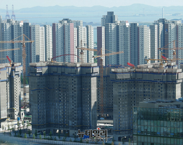 ▲ 지방의 한 아파트 건설현장. ⓒ뉴데일리DB