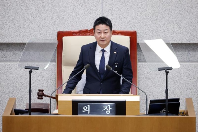 ▲ 김진경 경기도의회 의장(민주·시흥3). ⓒ경기도의회 제공