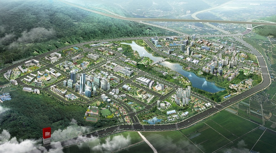 ▲ 경산지식산업지구 조감도.ⓒ대경경자청