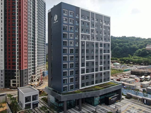 ▲ 국내 최고층 모듈러주택 '용인영덕 경기행복주택' ⓒ현대엔지니어링