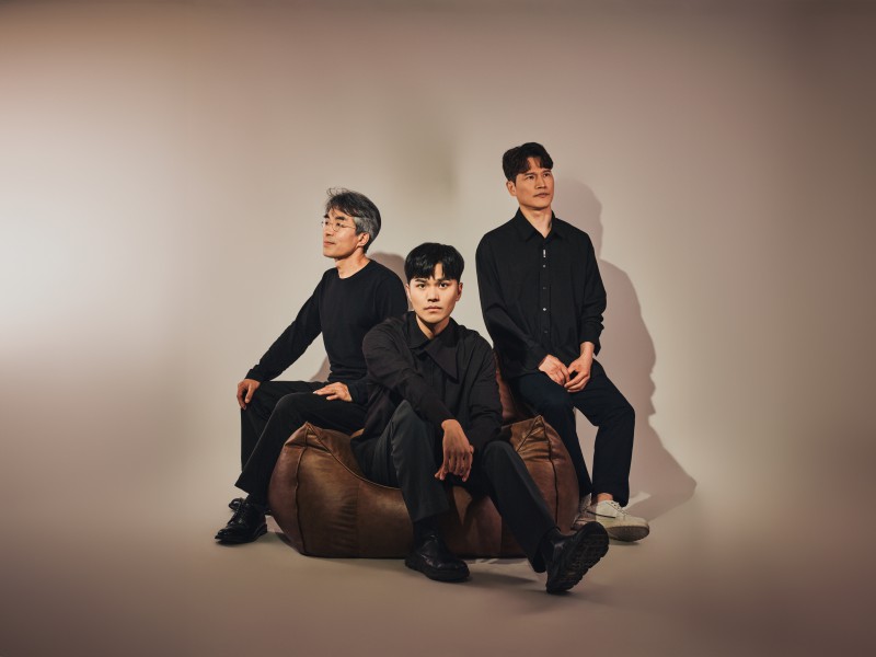 ▲ '보허자(步虛子): 허공을 걷는 자' 주요 제작진(왼쪽부터 배삼식·김정·한승석).ⓒ노승환