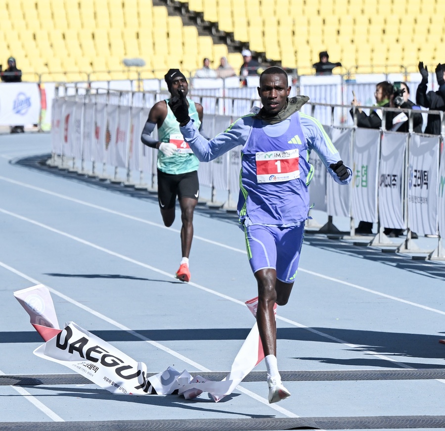 ▲ 남자1등 탄자니아 게브리엘 제럴드 게이 선수.ⓒ대구시