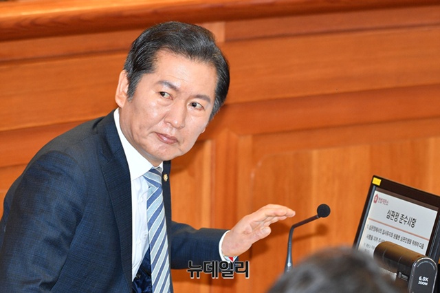 ▲ 정청래 국회 탄핵소추위원장. 사진공동취재단 ⓒ뉴데일리