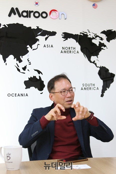 ▲ 한연수 대표는“마루온은 기술적 우위를 바탕으로 글로벌 전력기기 시장에서 지속적으로 성장하며,고객에게 최고의 솔루션을 제공하고 있다”고 했다.ⓒ이길표 기자