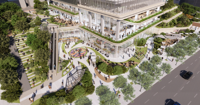 ▲ 개방형 녹지 조감도ⓒ용산구