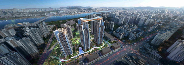 ▲ 래미안 헤리븐 반포 조감도. ⓒ삼성물산 건설부문