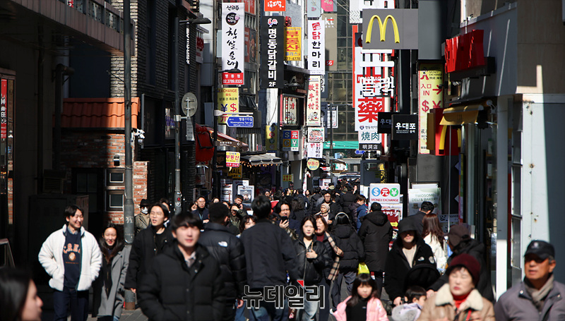 ▲ 대표 관광 상권 명동 ⓒ서성진 기자