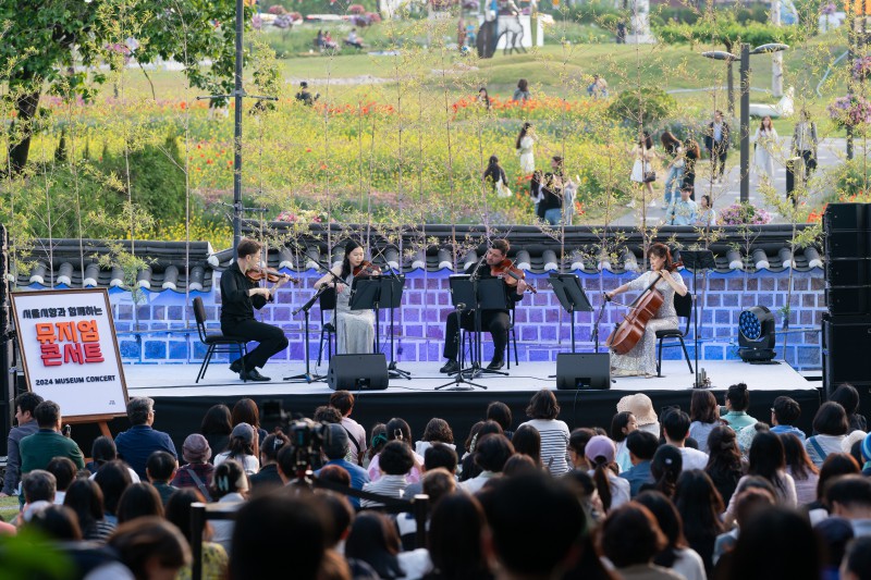 ▲ 서울공예박물관에서 진행한 '뮤지엄 콘서트'.ⓒ서울시립교향악단