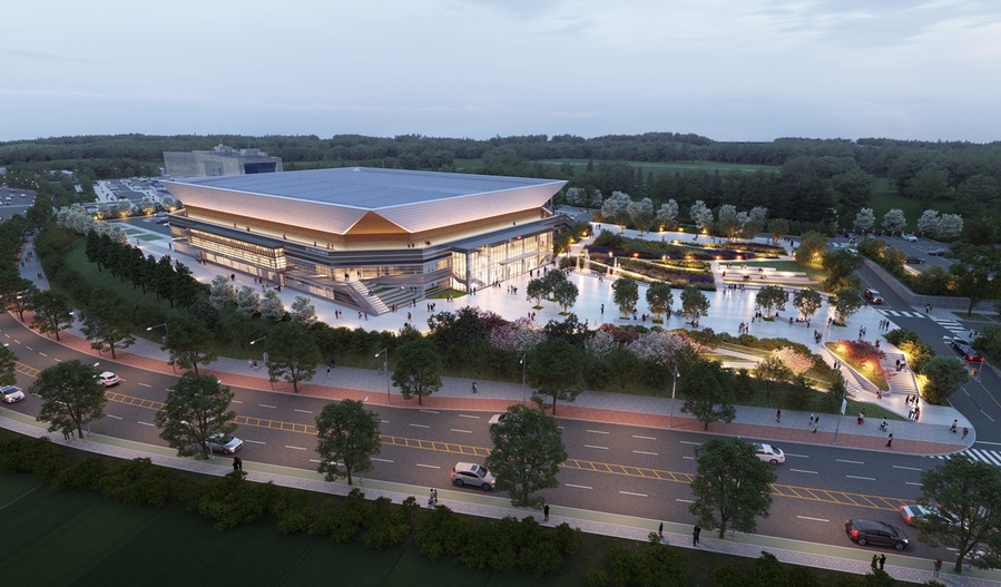 ▲ 청주 다목적 실내체육관 예상조감도.ⓒ청주시