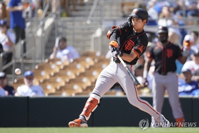 ▲ 샌프란시스코 자이언츠의 이정후. AP=연합뉴스 자료사진. ⓒ연합뉴스