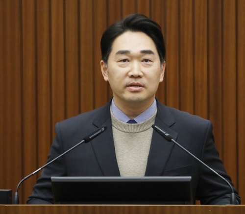 ▲ 김재형 세종시의원 5분 자유발언.ⓒ세종시의회