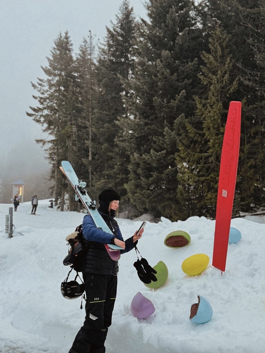 ▲ 데어리 퀸의 'DQ 블리자드 뱅크' OOH 캠페인. ©데어리 퀸