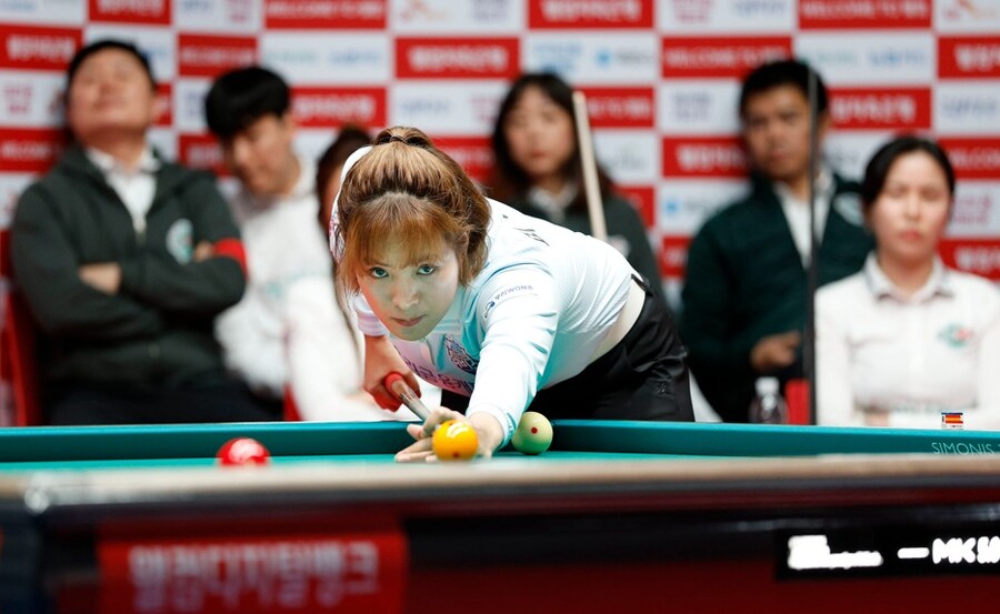 ▲ 스롱 피아비(우리금융캐피탈). ⓒ프로당구협회 제공.